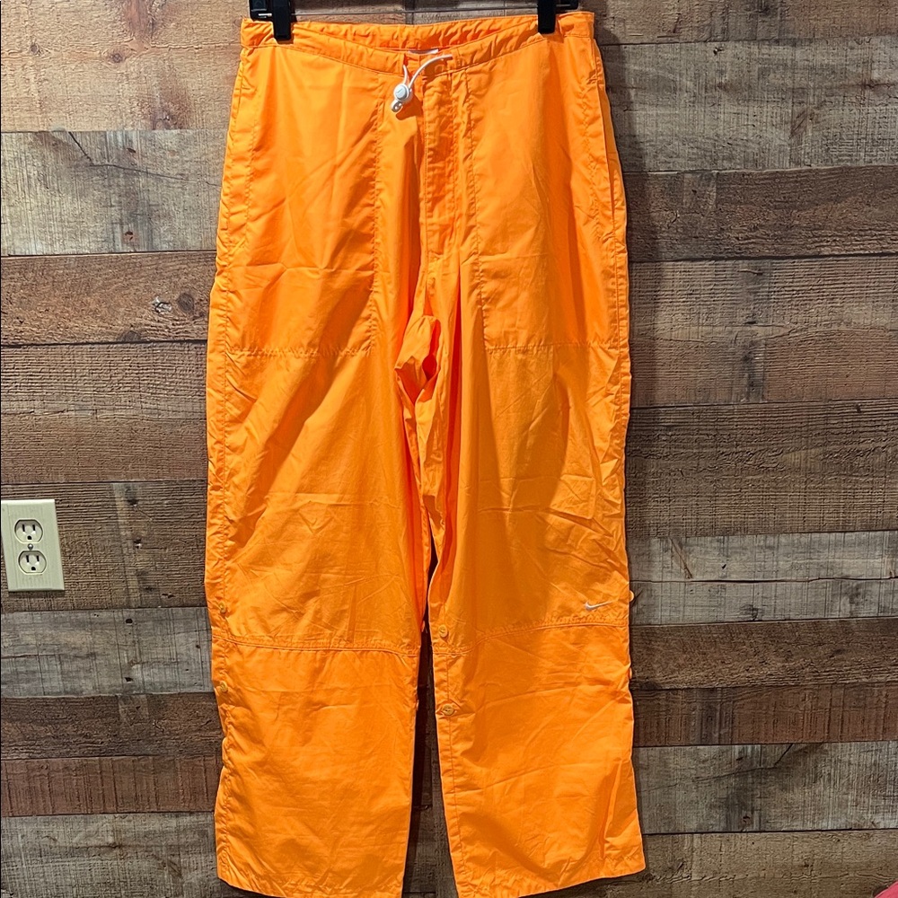 Nike windbreaker track pants women's large vintage